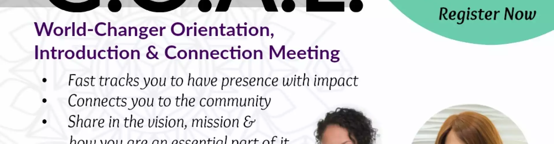 G.O.A.L. Meeting / Meet the Founders 8/8/19 - Online Class by The Wellness Universe